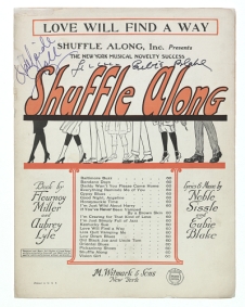 Sheet music for the 1921 musical Shuffle Along