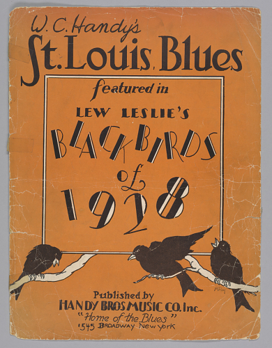 Sheet music for St. Louis Blues by W.C. Handy, 1928